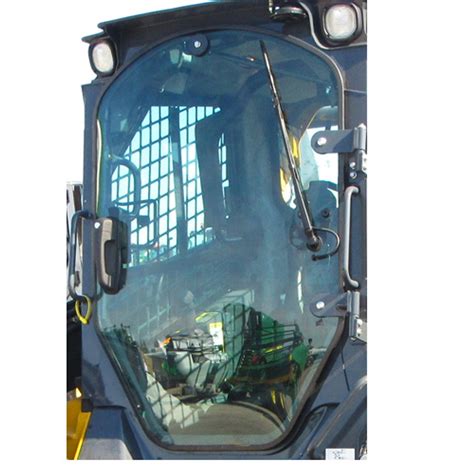 customized door frame for john deere skid steer|Polycarbonate Skid Steer Door Glass Replacements .